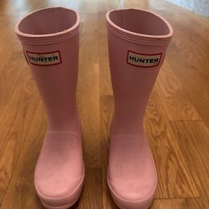 Pink Hunter boots